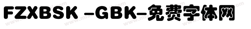 FZXBSK -GBK字体转换